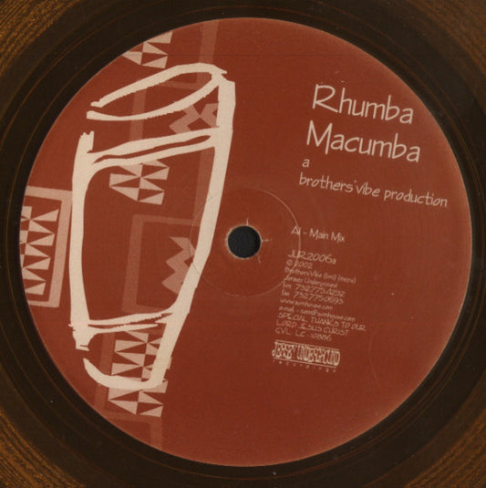 Brothers' Vibe - Rhumba-Macumba vinyl record, 12" (Very Good Plus (VG+)) | Lulo Records