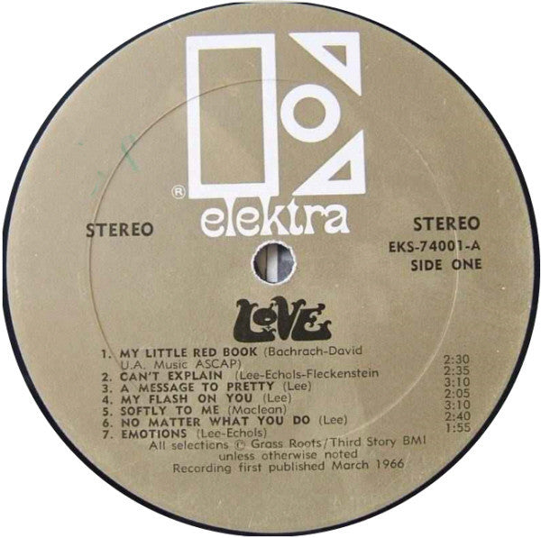 Love : Love (LP, Album, RP, All)