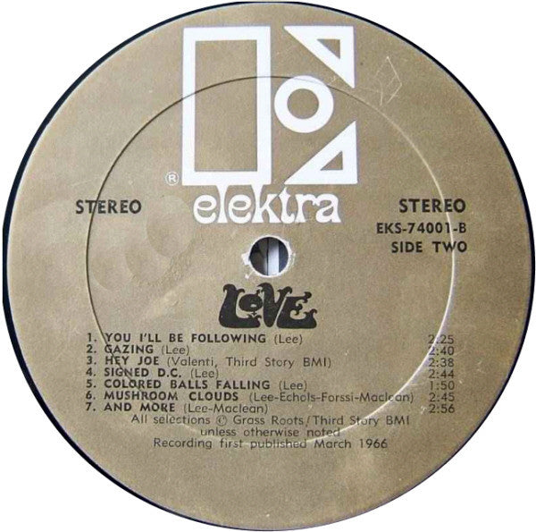 Love : Love (LP, Album, RP, All)