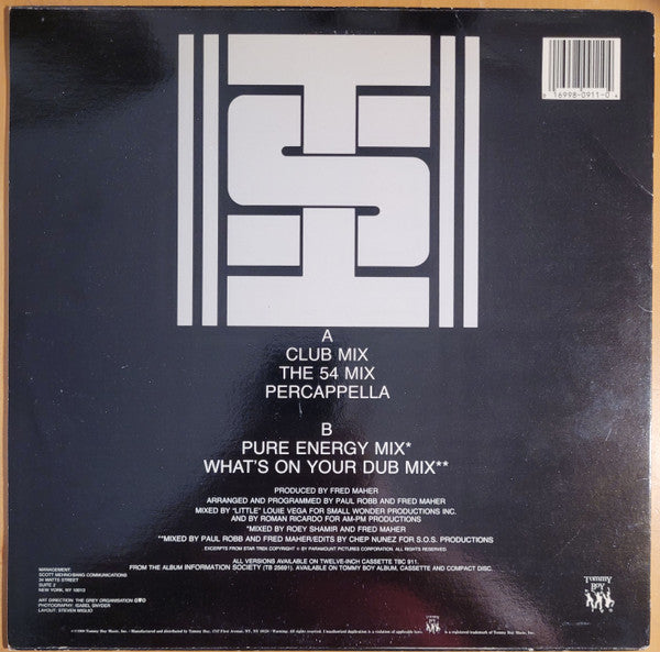 Information Society : What's On Your Mind (Pure Energy) (12", Single)