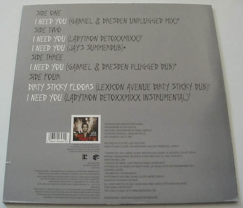 Dave Gahan : I Need You (2x12")