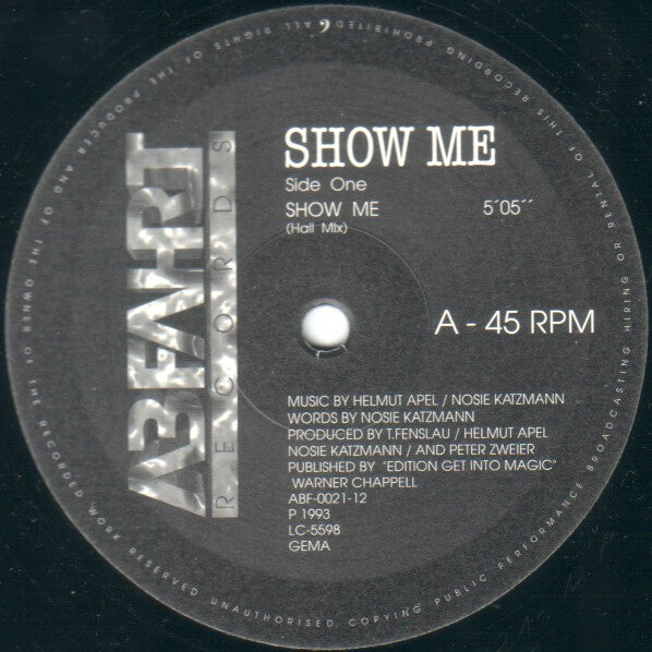 Kim Sanders : Show Me (12", Maxi)