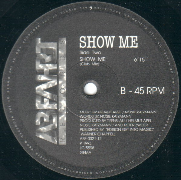 Kim Sanders : Show Me (12", Maxi)