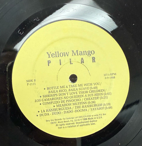 Pilar (11) : Yellow Mango (LP)