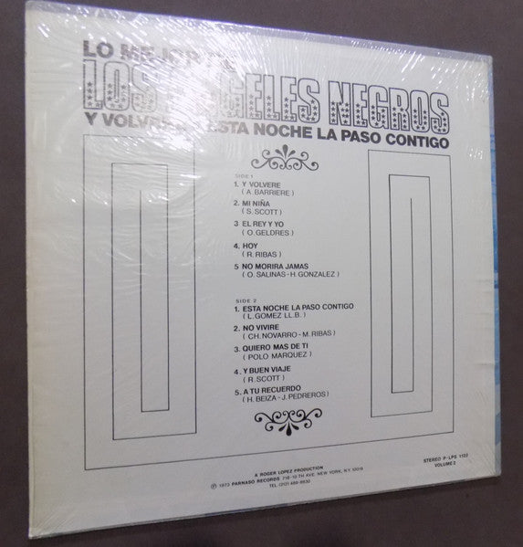 Los Angeles Negros : Lo Mejor De Los Angeles Negros Vol. 2 (LP, Comp)