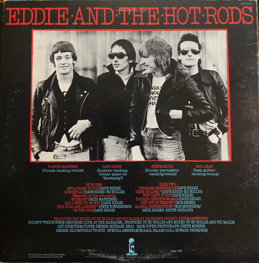 Eddie And The Hot Rods : Teenage Depression (LP, Album, Ter)