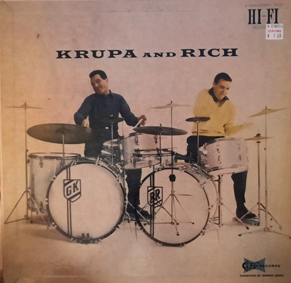 Gene Krupa And Buddy Rich : Krupa And Rich (LP, Album, Hol)