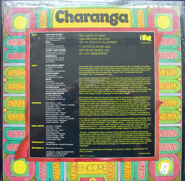 Charanga 76 : Encore (Charanga 76 In 77) (LP, Album)