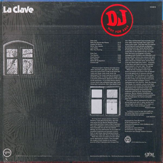 La Clave : La Clave (LP, Album, Promo)