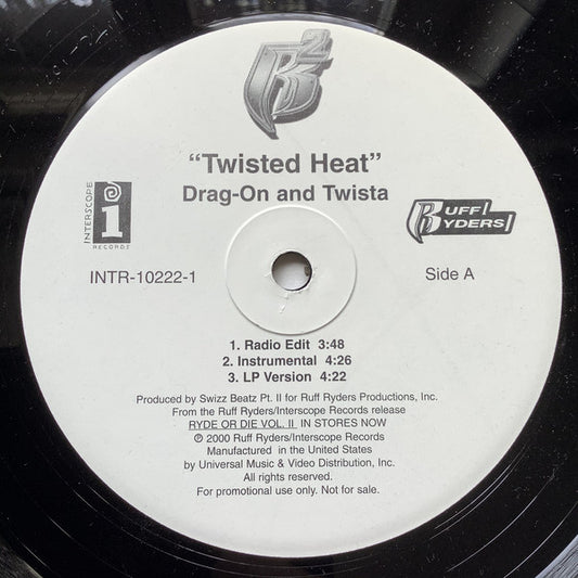 Drag-On And Twista / Parle - Twisted Heat / It's Going Down vinyl record, 12" (Near Mint (NM or M-)) | Lulo Records