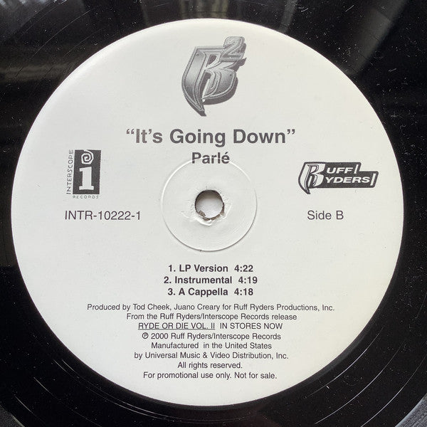 Drag-On And Twista / Parle : Twisted Heat / It's Going Down (12", Promo)
