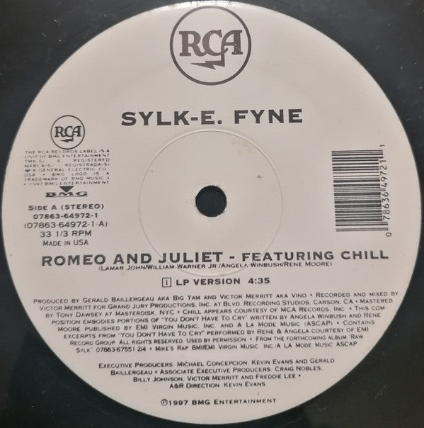Sylk E. Fyne : Romeo And Juliet (12")