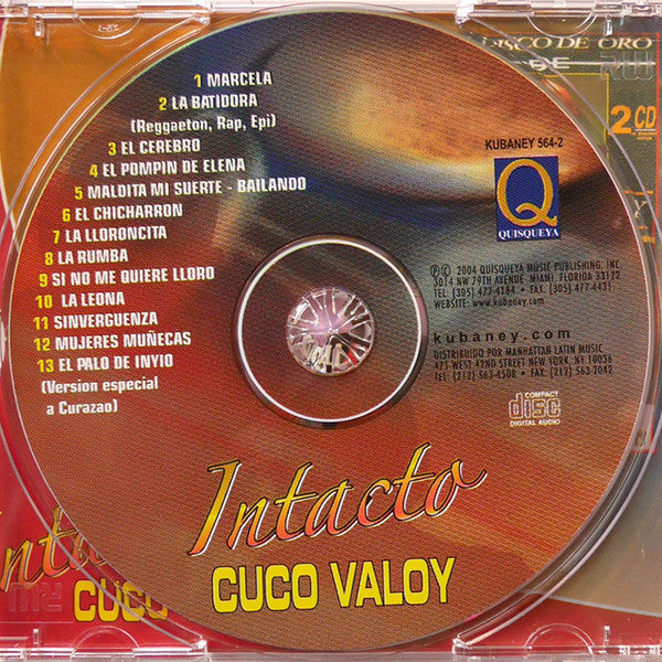 Cuco Valoy : Intacto (CD, Album)