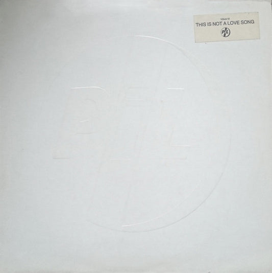 PiL* : This Is Not A Love Song (12", Single, Emb)