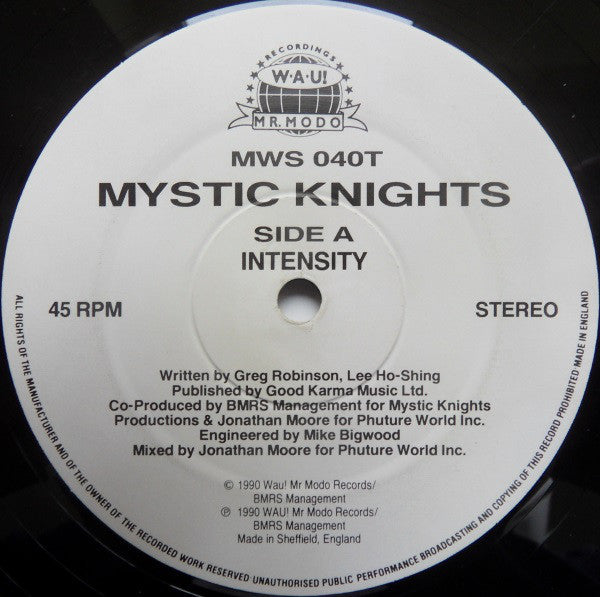 Mystic Knights : Filo Funk / Intensity (12")