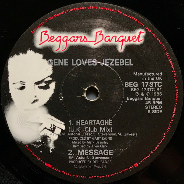 Gene Loves Jezebel : Desire (U.S. Club Mix) (12", Single)
