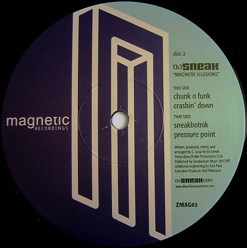 DJ Sneak : Magnetic Illusions (2x12", Album)