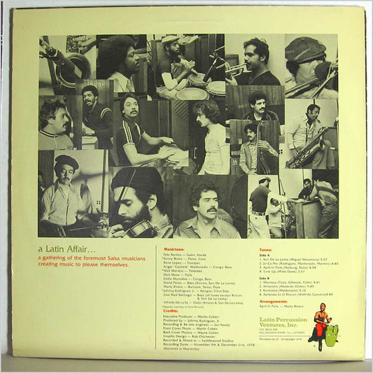 Dandy's Dandy : A Latin Affair (LP, Album, Yel)