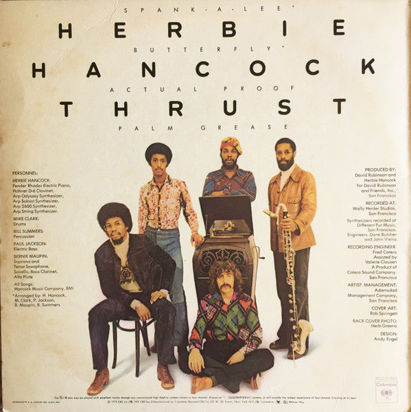 Herbie Hancock - Thrust vinyl record, LP (Near Mint (NM or M-)) | Lulo Records