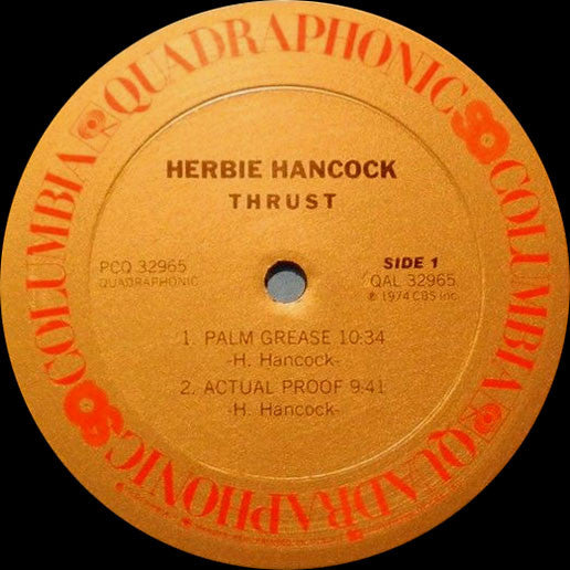 Herbie Hancock - Thrust vinyl record, LP (Near Mint (NM or M-)) | Lulo Records