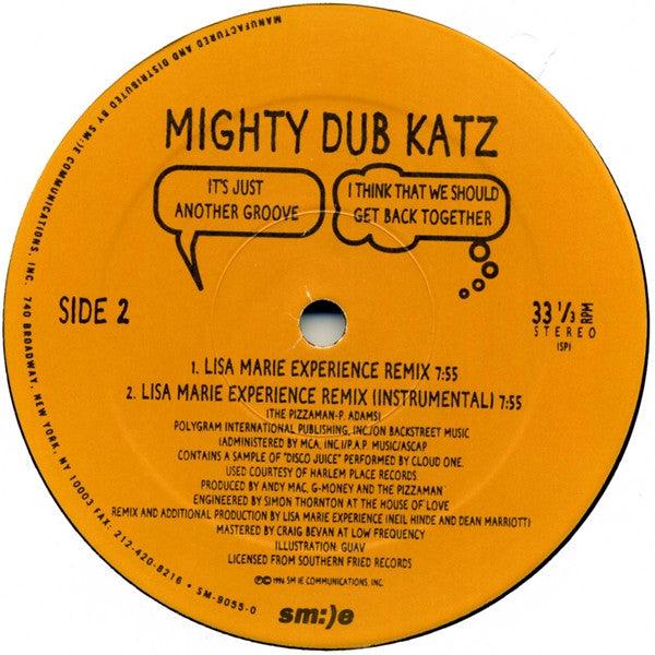 Mighty Dub Katz : It's Just Another Groove (I Think That We Should Get Back Together) (12")