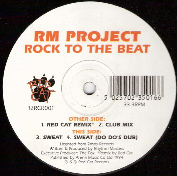 R.M. Project : Rock To The Beat (12")