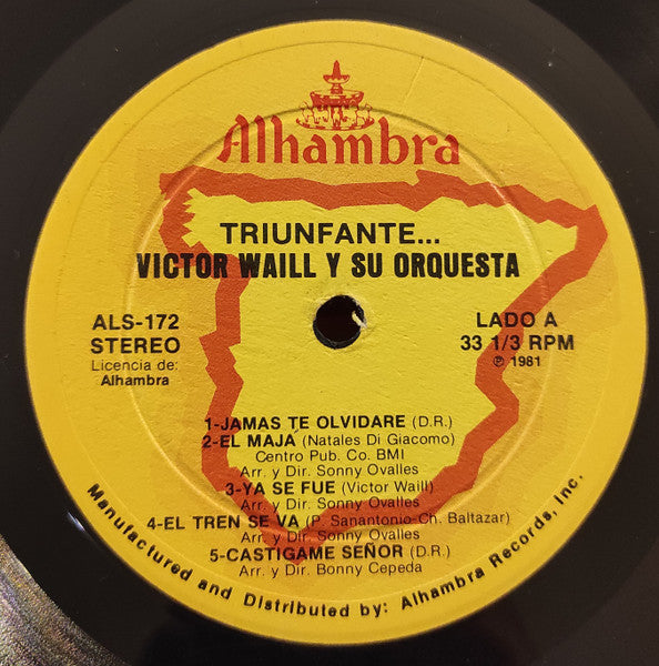 Victor Waill Y Su Orquesta : Triunfante (LP, Album)