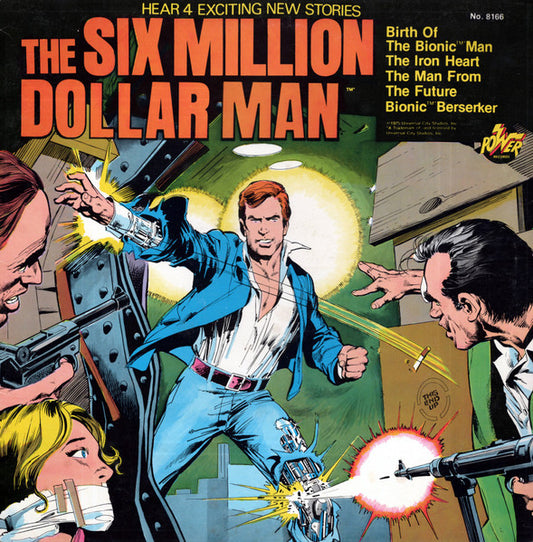 Unknown Artist : The Six Million Dollar Man (Hear 4 Exciting New Stories) (LP)