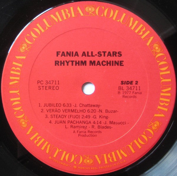 Fania All Stars : Rhythm Machine (LP, Album)