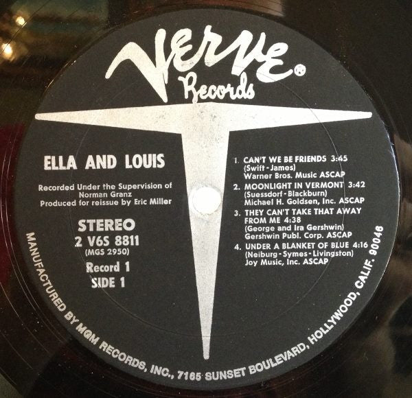 Ella* & Louis* : Ella & Louis (2xLP, Comp, RE, Gat)
