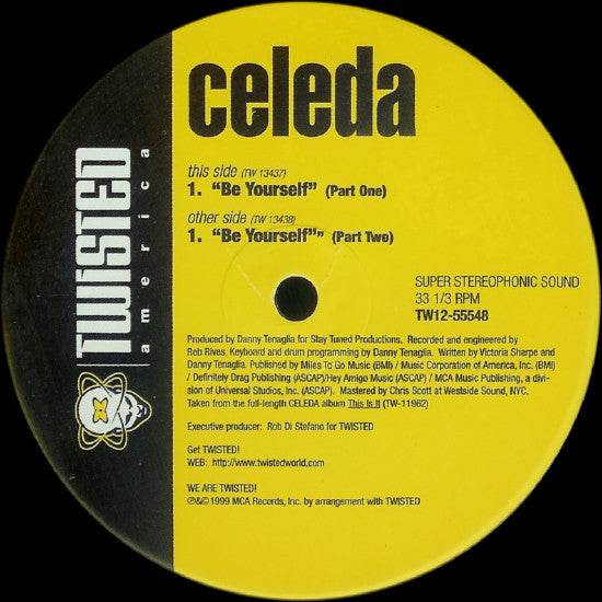 Celeda : Be Yourself (12")