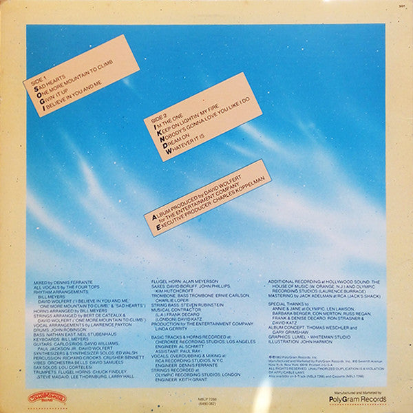Four Tops : One More Mountain (LP, Album, PRC)