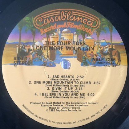 Four Tops : One More Mountain (LP, Album, PRC)