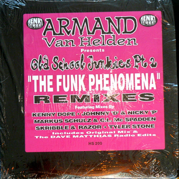 Armand Van Helden Presents Old School Junkies : The Funk Phenomena Remixes (2x12")