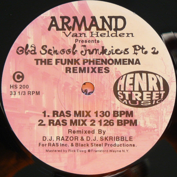Armand Van Helden Presents Old School Junkies : The Funk Phenomena Remixes (2x12")