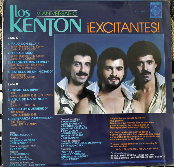 Los Kenton : V Aniversario - Excitantes (LP, Album)