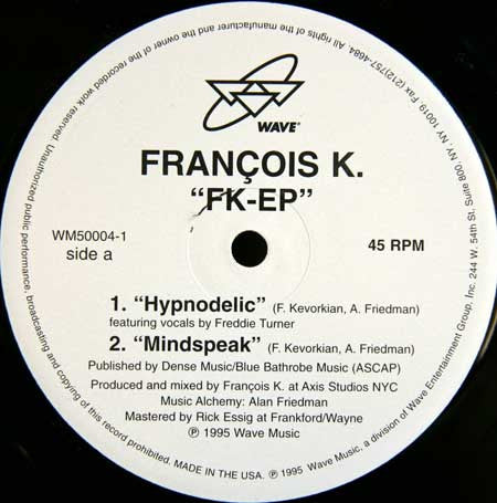 François K.* : FK-EP (12", EP)