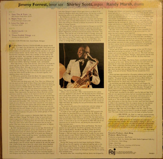 Jimmy Forrest - Heart Of The Forrest vinyl record, LP (Mint (M)) | Lulo Records