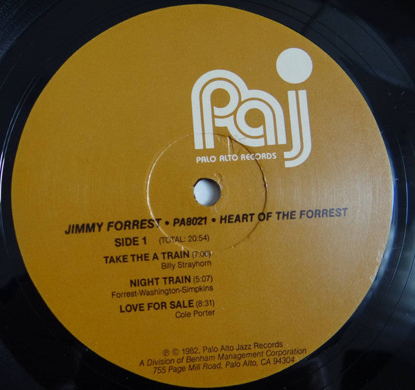 Jimmy Forrest : Heart Of The Forrest (LP, Album)