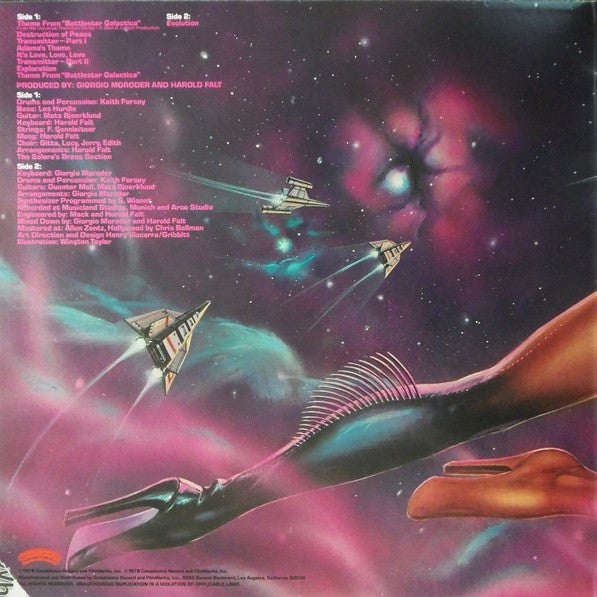 Giorgio Moroder : Music From "Battlestar Galactica" And Other Original Compositions (LP, Album, P/Mixed)