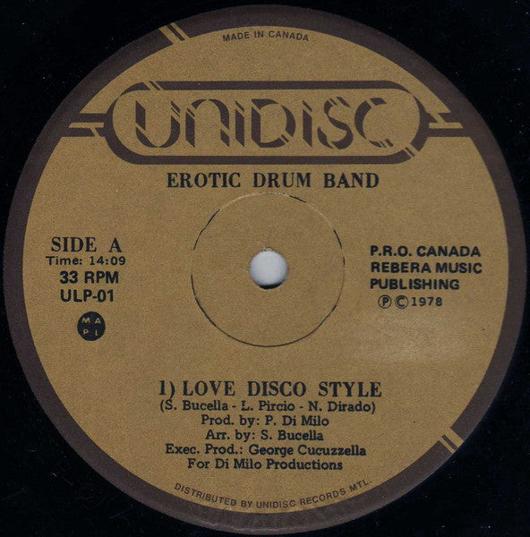 Erotic Drum Band : Action 78 (LP, Album, Bro)