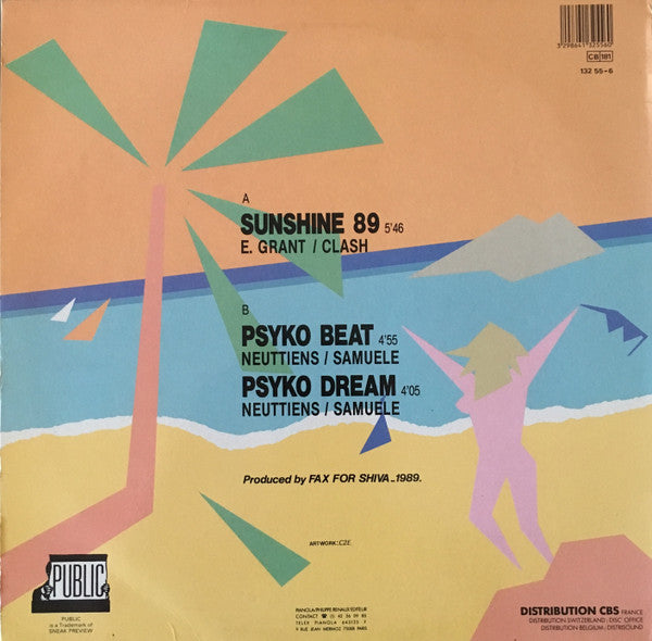 Fax Yourself : Sunshine 89 (12", Maxi)