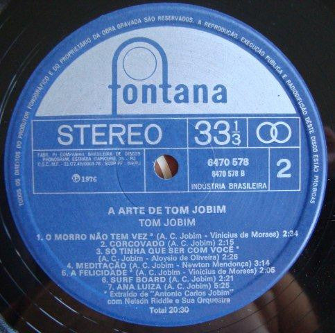 Antonio Carlos Jobim : A Arte De Tom Jobim (2xLP, Comp, Gat)