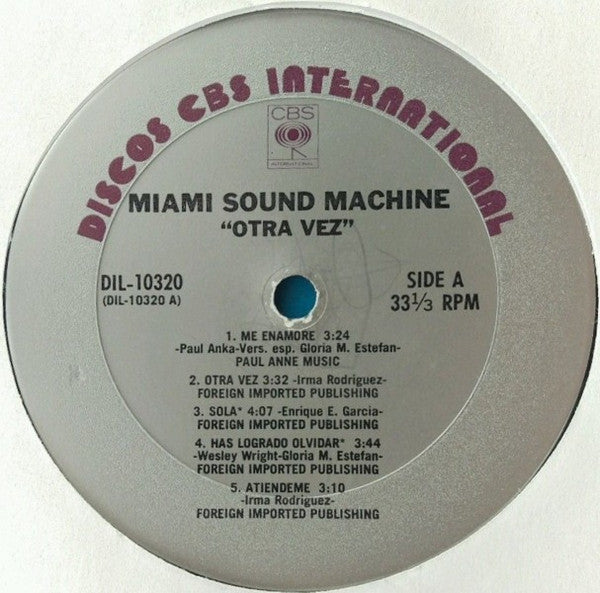 Miami Sound Machine : Otra Vez (LP, Album)