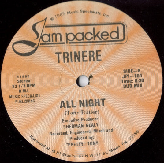 Trinere : All Night (12", Single)