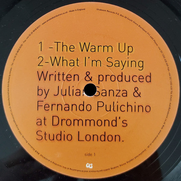 Julian & Fernando : The Warm Up / What I'm Saying (12")