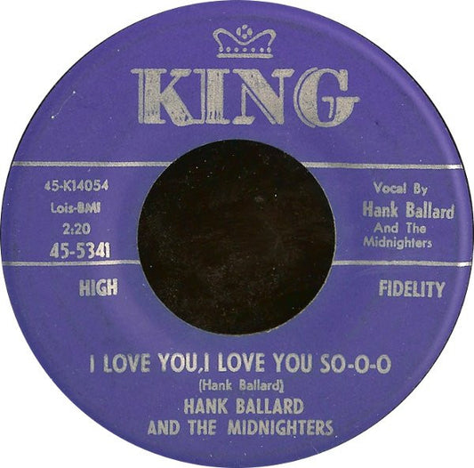 Hank Ballard & The Midnighters : Finger Poppin' Time / I Love You, I Love You So-o-o (7")