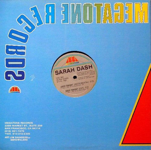 Sarah Dash : Lucky Tonight (12")