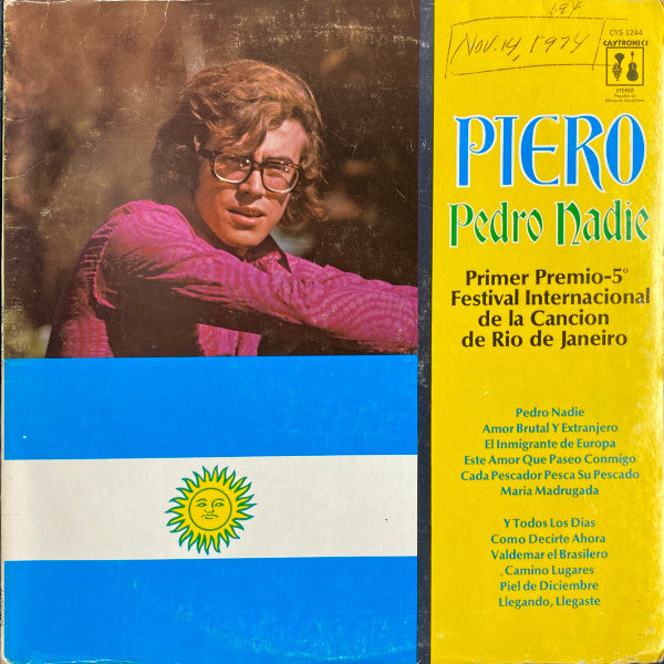 Piero (7) : Pedro Nadie (LP, Album)
