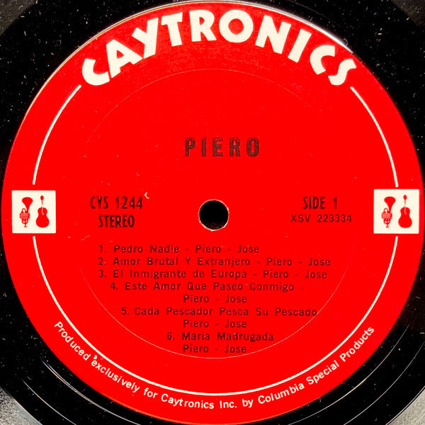Piero (7) : Pedro Nadie (LP, Album)